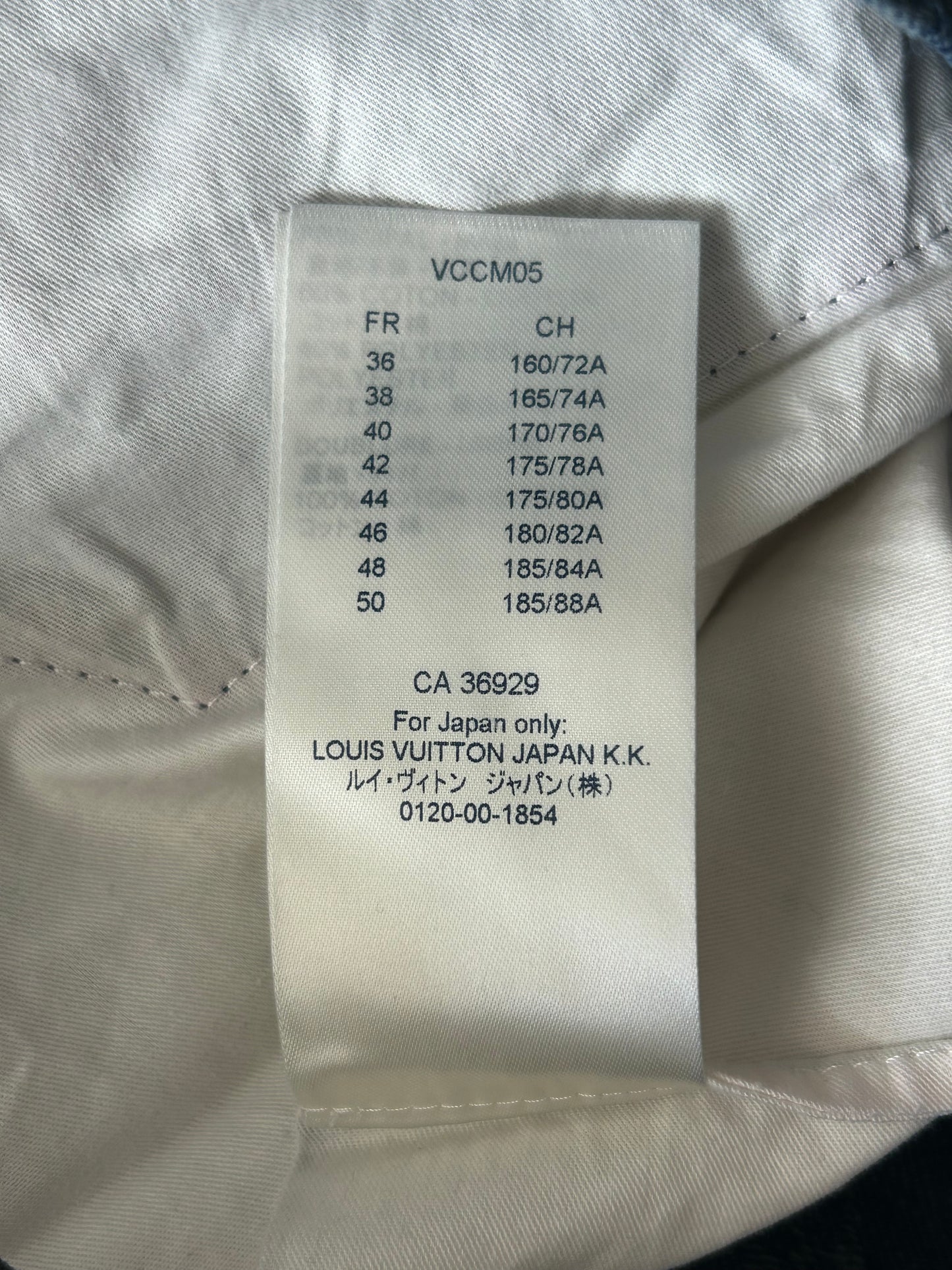 Louis Vuitton Blue Monogram Slim Jeans