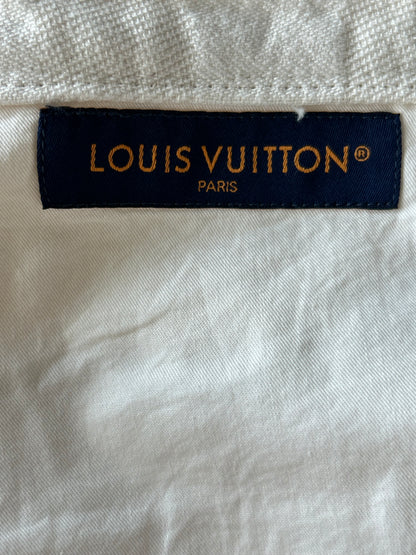 Louis Vuitton Beige Damoflage Straight Jeans