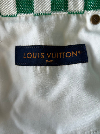 Louis Vuitton Green & White Damier Jeans