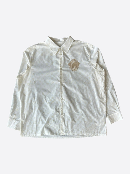 Louis Vuitton Tyler The Creator White & Beige Monogram Shirt