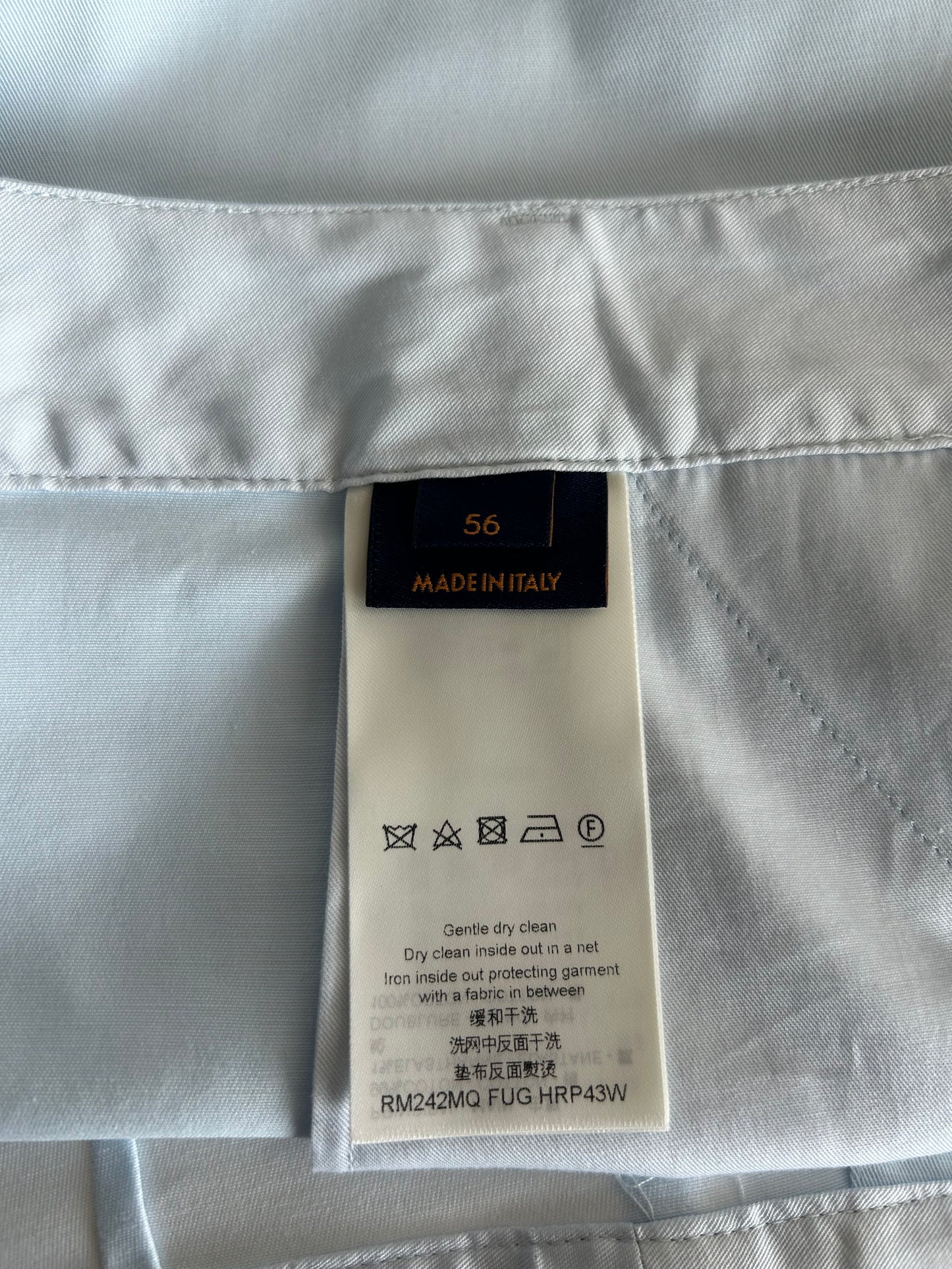 Louis Vuitton Light Blue Monogram Cargo Shorts