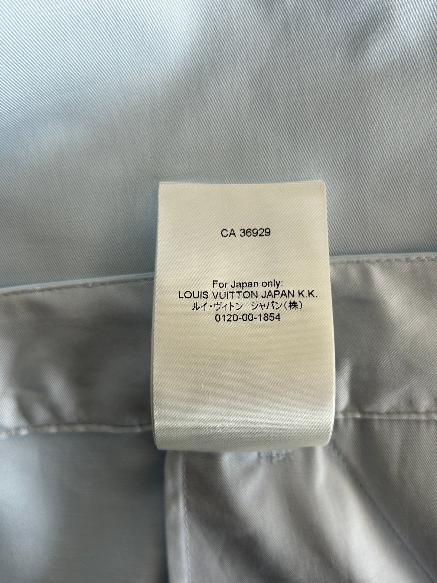 Louis Vuitton Light Blue Monogram Cargo Shorts