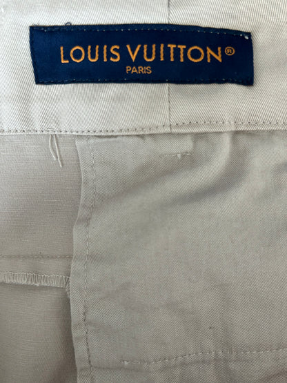 Louis Vuitton Beige Monogram Cargo Pants