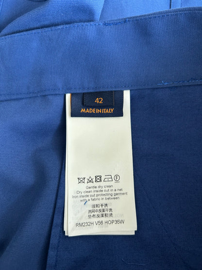 Louis Vuitton Yayoi Kusama Blue Patch Cargo Pants