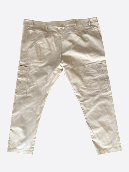Louis Vuitton Beige Monogram Cargo Pants