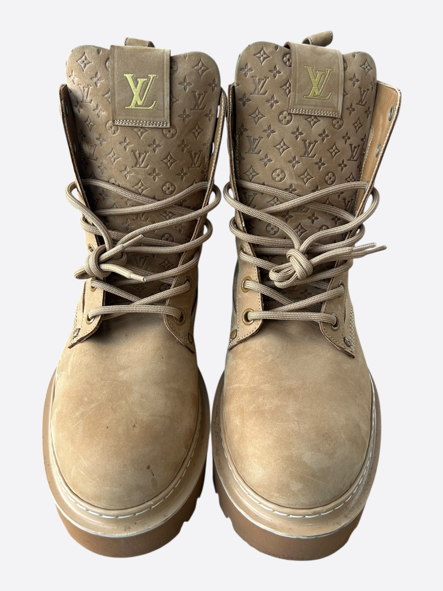 Louis Vuitton Brown Monogram Ranger Boots