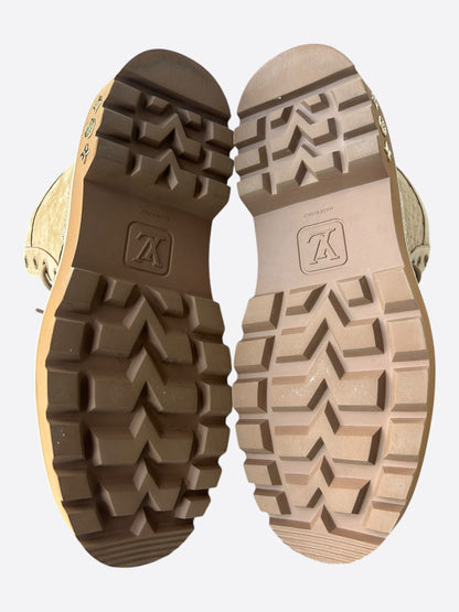 Louis Vuitton Brown Monogram Ranger Boots