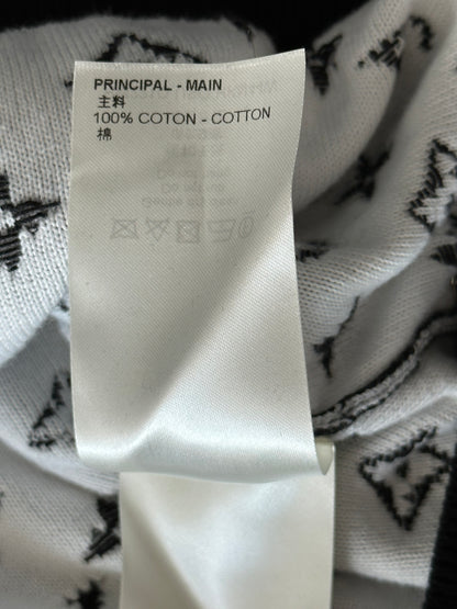 Louis Vuitton Black & White Monogram Gradient Sweater