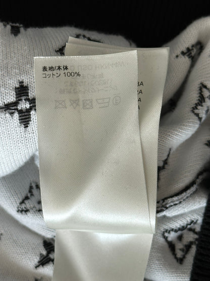 Louis Vuitton Black & White Monogram Gradient Sweater