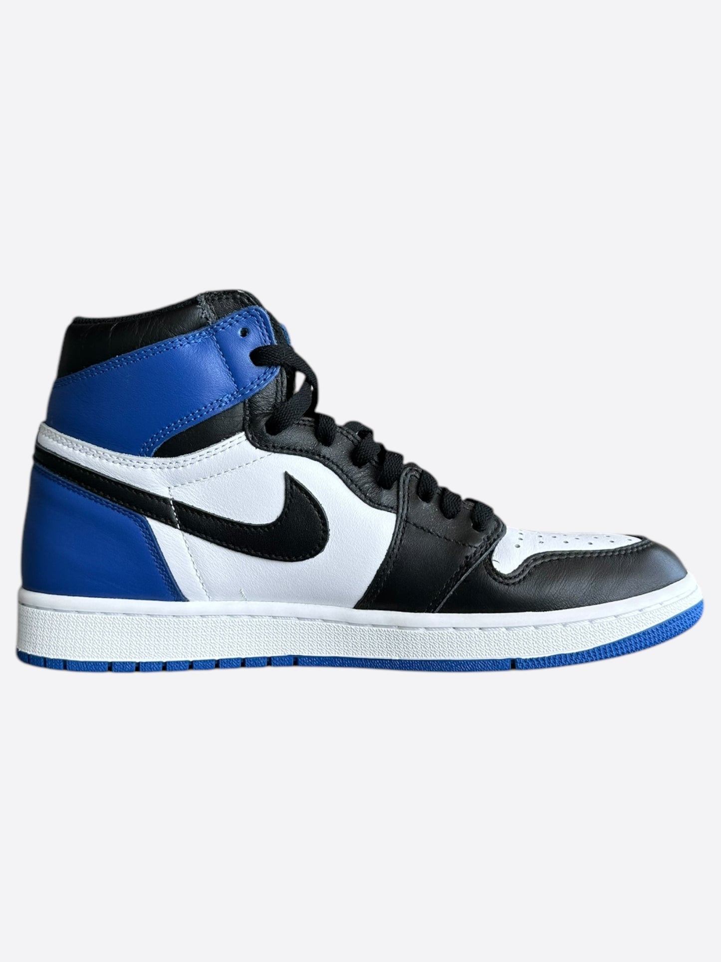 Nike Fragment Blue & White Air Jordan 1 High Top Sneakers