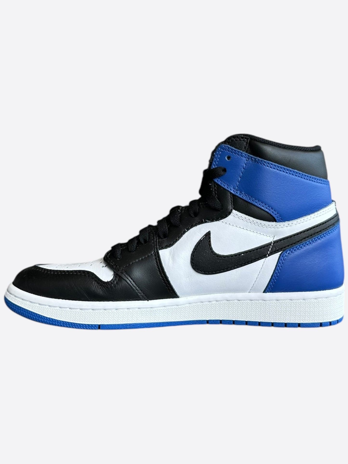 Nike Fragment Blue & White Air Jordan 1 High Top Sneakers