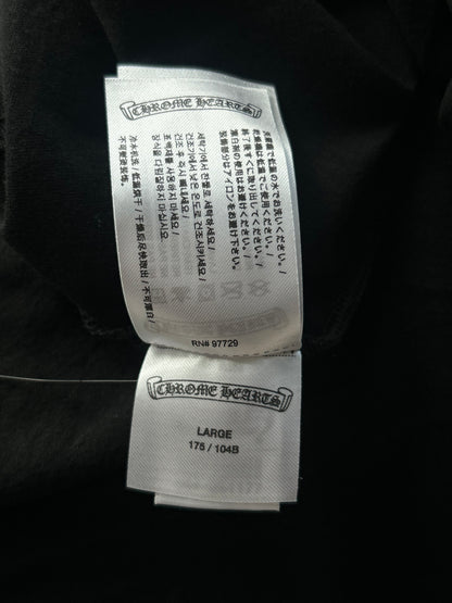 Chrome Hearts Black & Olive Neck Logo Longsleeve T-Shirt