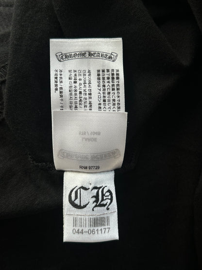 Chrome Hearts Black & Olive Neck Logo Longsleeve T-Shirt