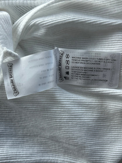 Chrome Hearts White & Pink T-Bar Logo Tank Top