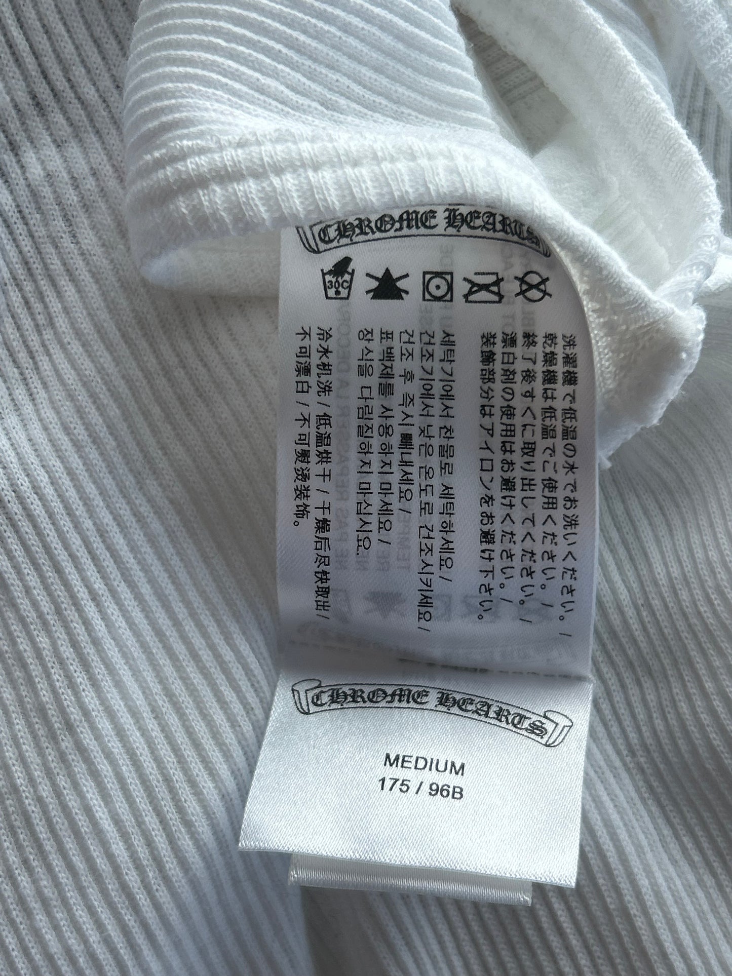 Chrome Hearts White & Pink T-Bar Logo Tank Top