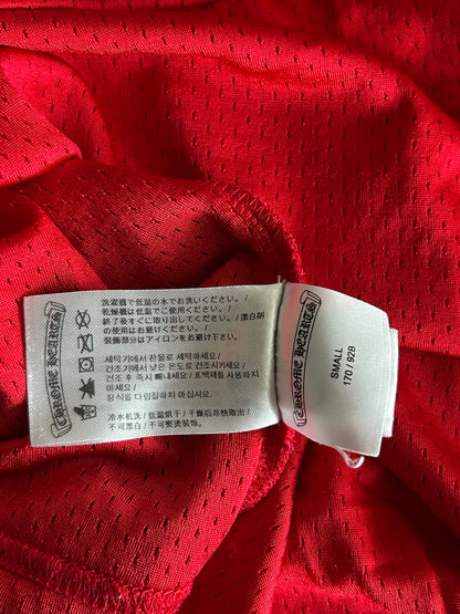 Chrome Hearts Matty Boy Red Form Mesh Jersey T-Shirt