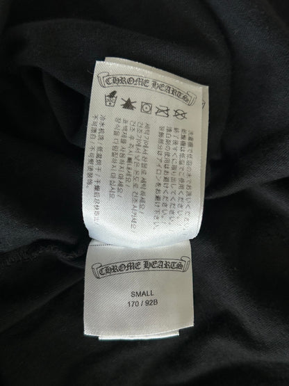 Chrome Hearts Black & White Cemetery Jacquard Horseshoe Logo T-Shirt
