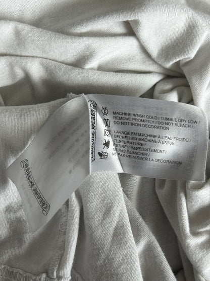 Chrome Hearts White & Black Cemetery Cross Longsleeve T-Shirt