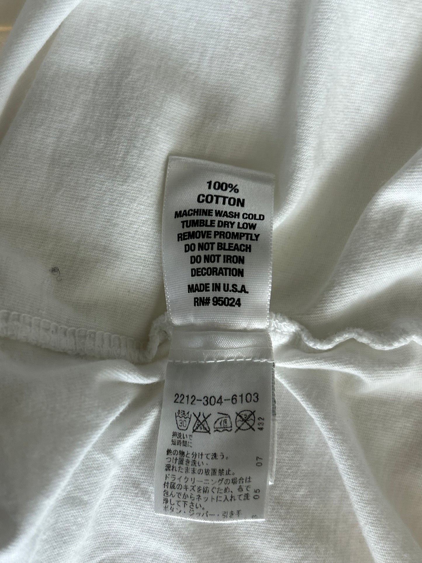 Chrome Hearts White Cross Logo Polo T-Shirt