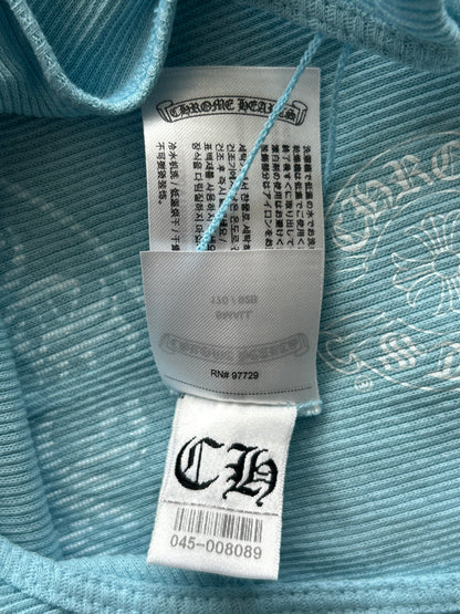 Chrome Hearts Blue & White Horseshoe Tank Top