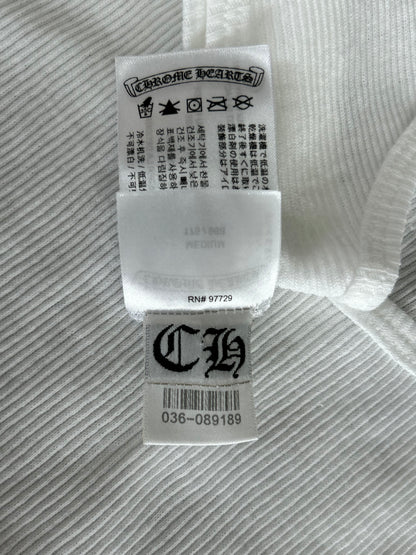 Chrome Hearts White & Pink T-Bar Logo Tank Top