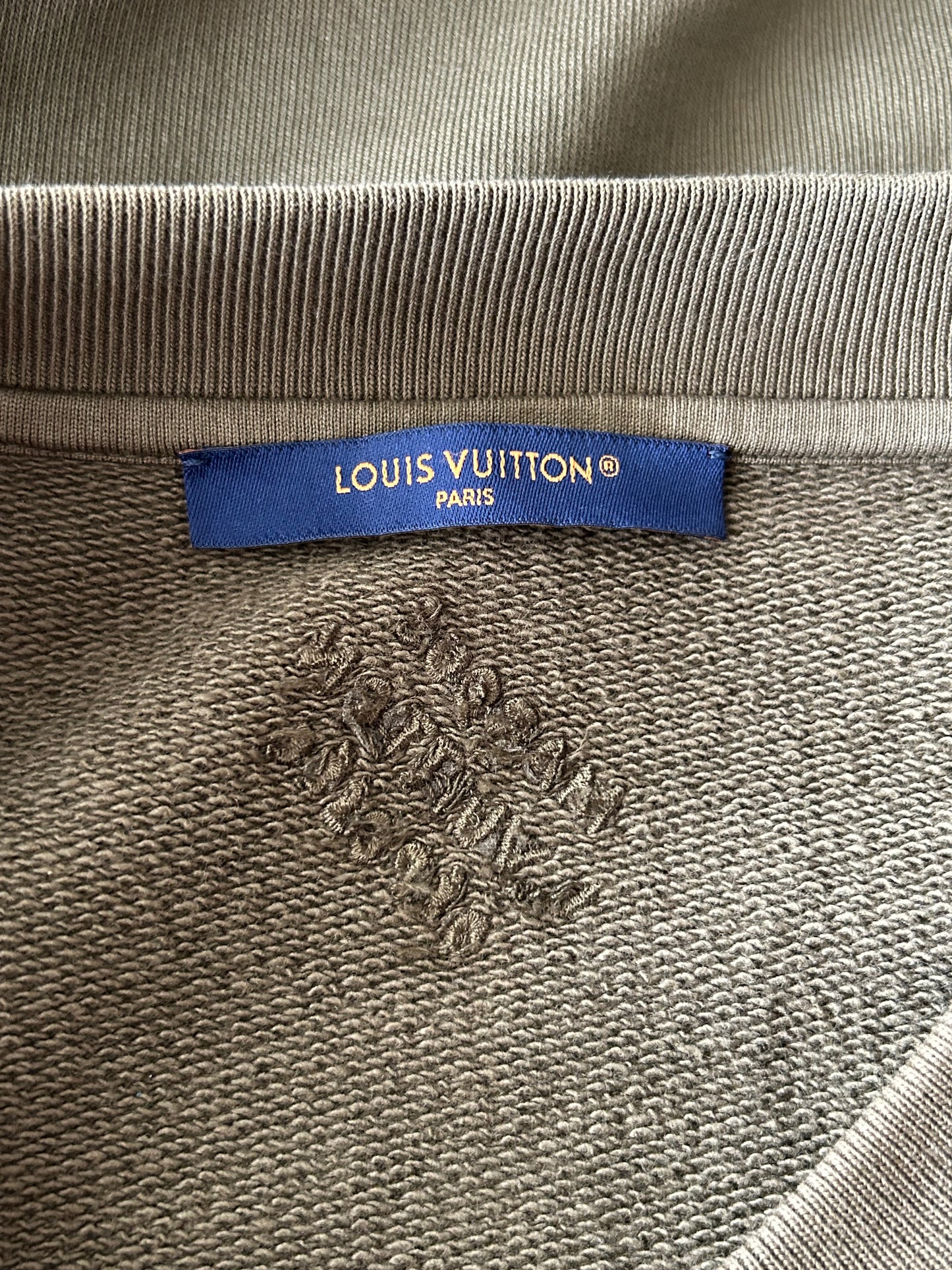 Louis Vuitton Khaki LVers Logo Sweater