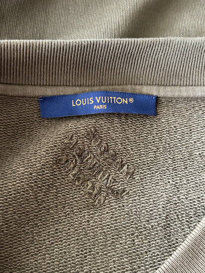 Louis Vuitton Khaki LVers Logo Sweater