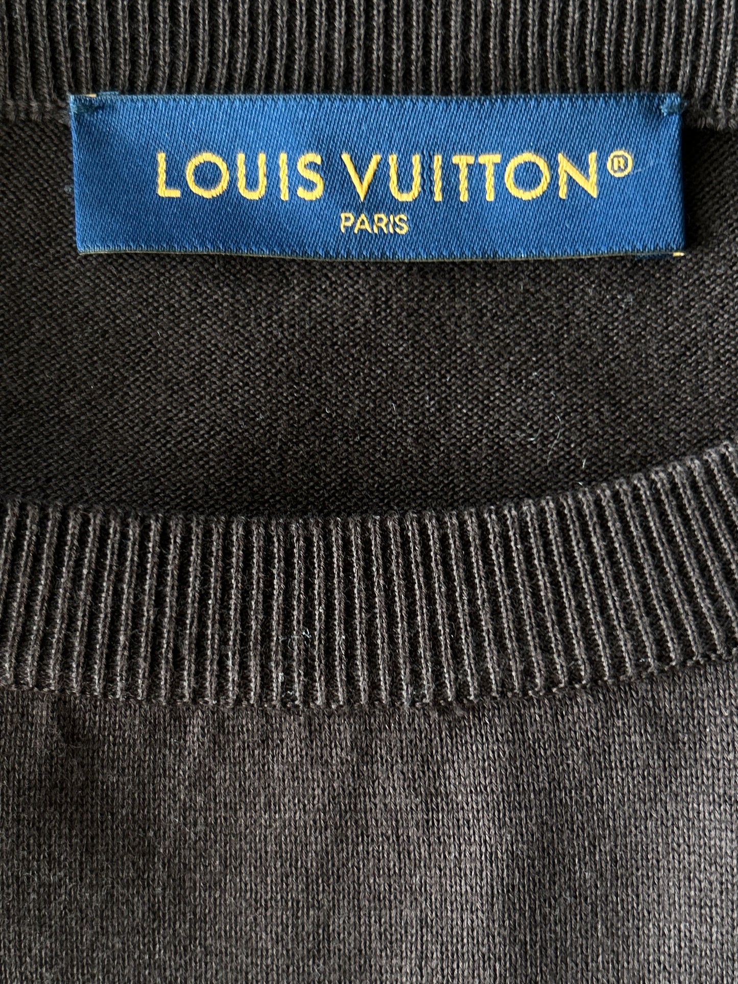 Louis Vuitton Brown Trunk Intarsia T-Shirt