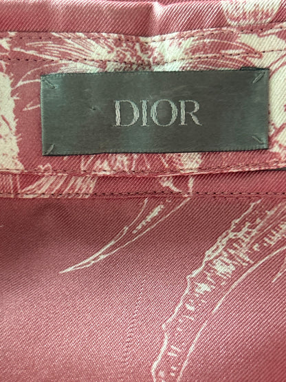 Dior Cactus Jack Pink & White Desert Graphic Button Up Shirt