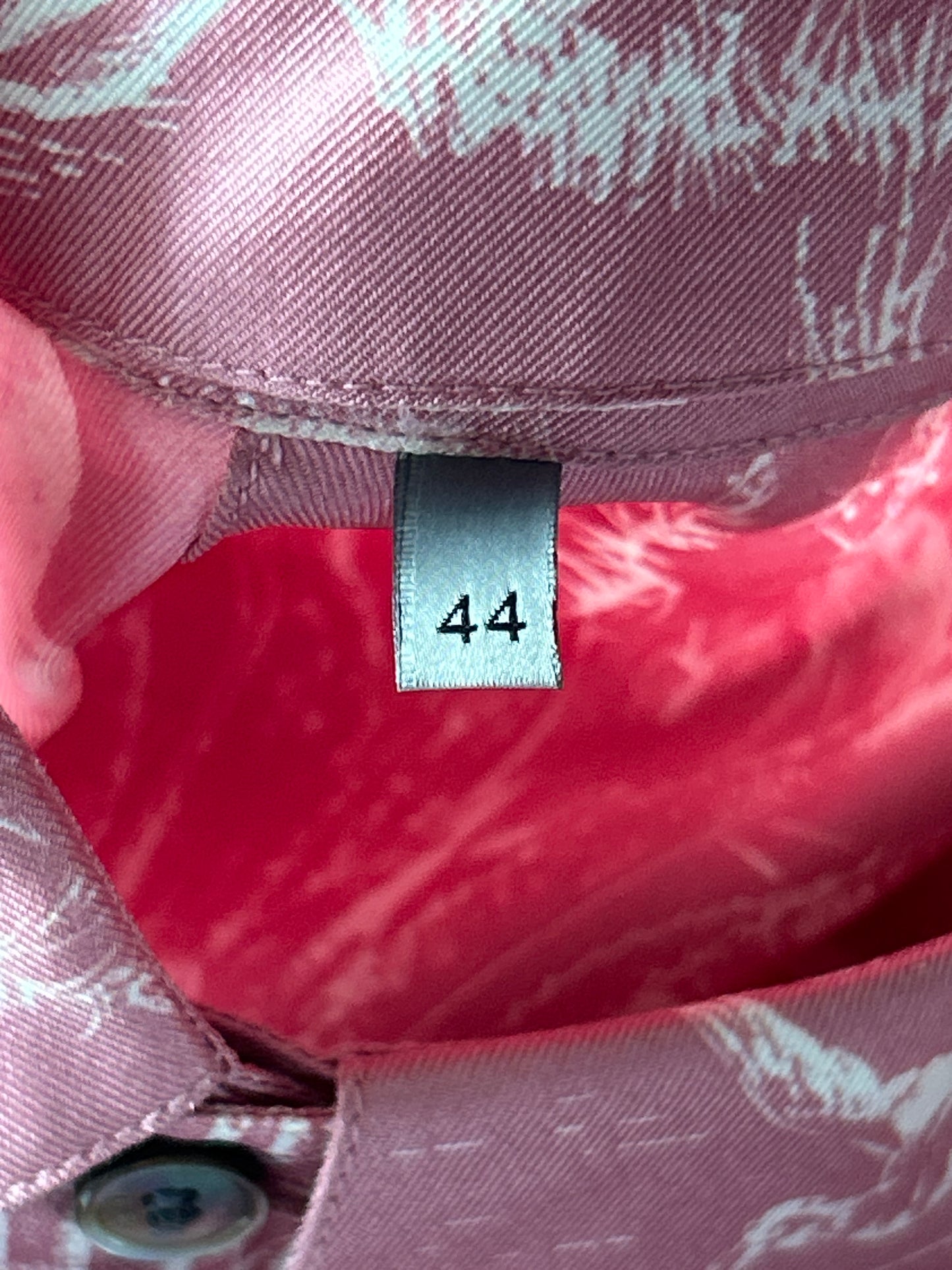 Dior Cactus Jack Pink & White Desert Graphic Button Up Shirt
