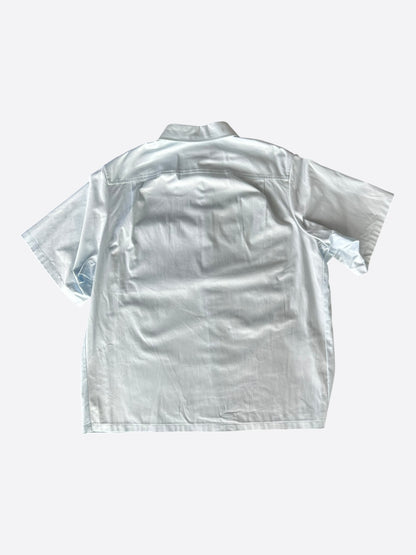 Louis Vuitton Light Blue Monogram Pocket Button Up Shirt