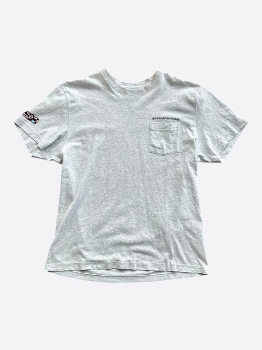 Chrome Hearts Matty Boy Grey Brain T-Shirt