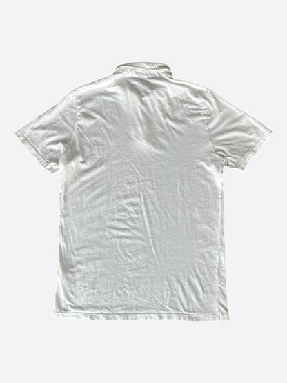 Chrome Hearts White Cross Logo Polo T-Shirt