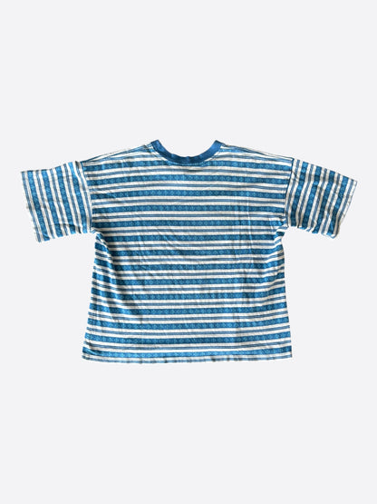 Chrome Hearts Blue & White Striped T-Shirt