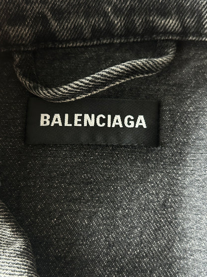 Balenciaga Black Denim Vest