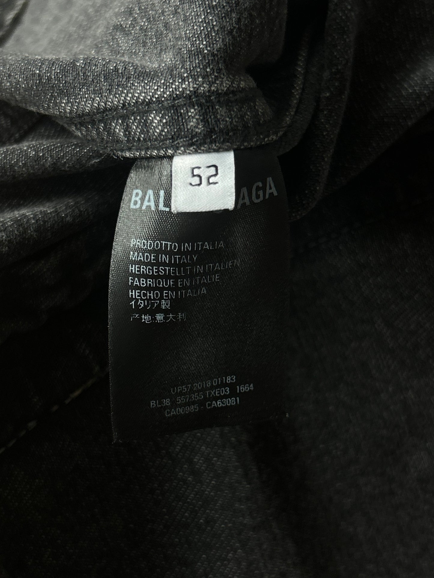 Balenciaga Black Denim Vest
