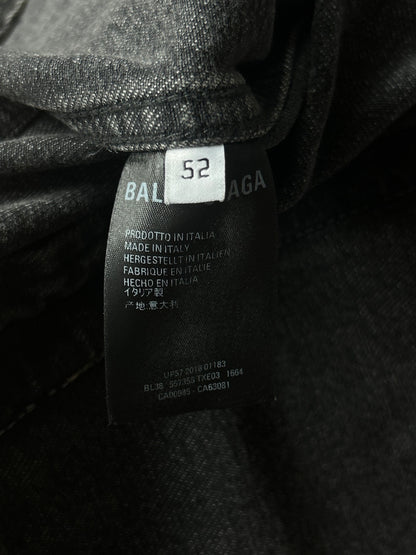 Balenciaga Black Denim Vest