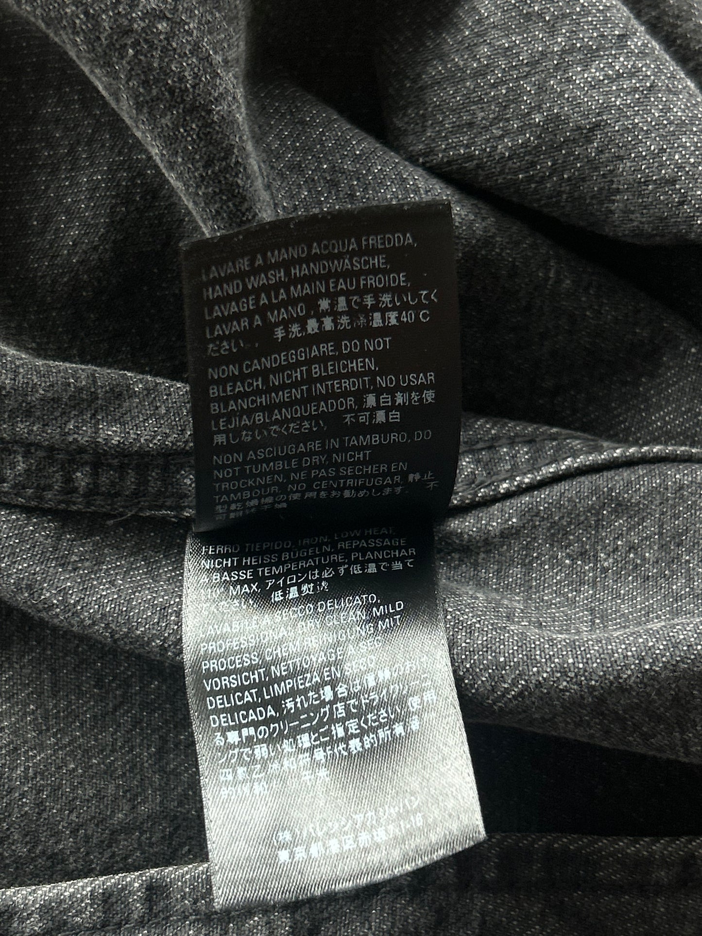 Balenciaga Black Denim Vest