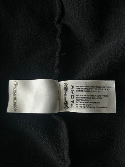 Chrome Hearts Black & White Las Vegas Horseshoe Logo Zip Up Hoodie