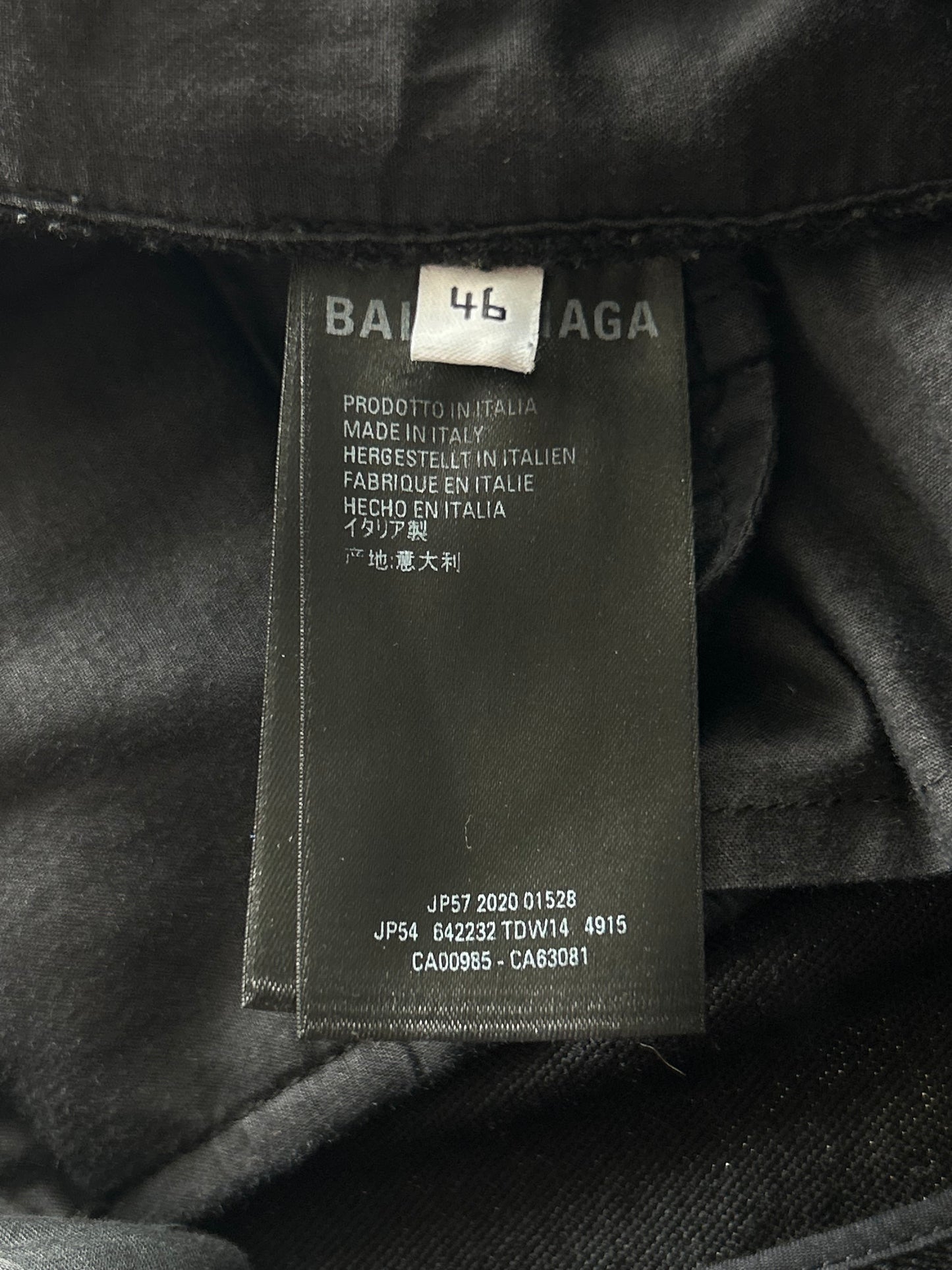 Balenciaga Blue & Black Hybrid Jeans