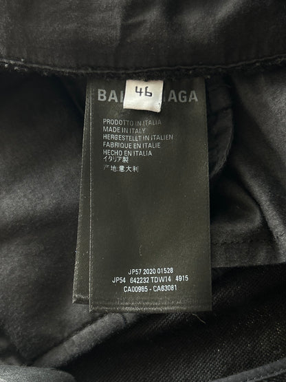 Balenciaga Blue & Black Hybrid Jeans