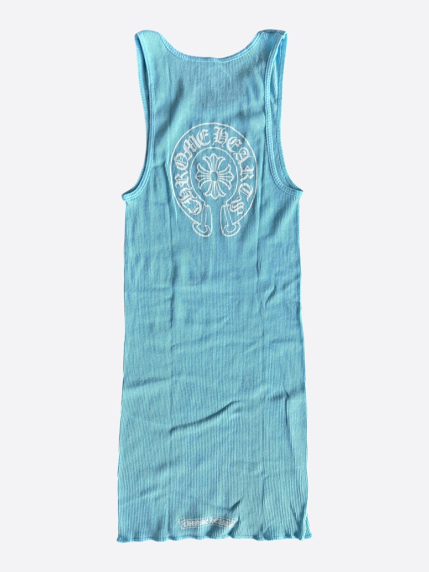 Chrome Hearts Blue & White Horseshoe Tank Top