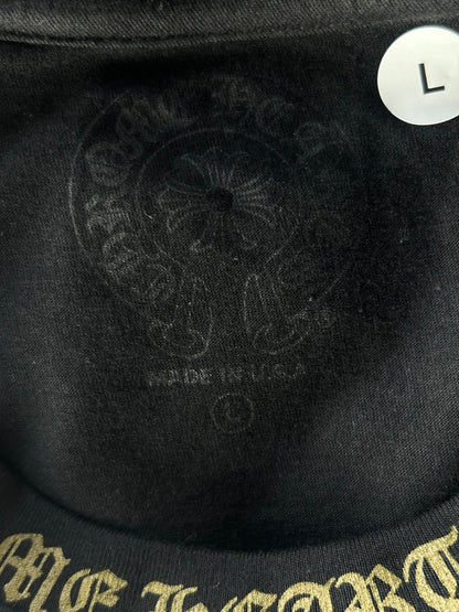 Chrome Hearts Black & Olive Neck Logo Longsleeve T-Shirt