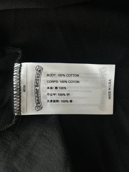 Chrome Hearts Black & Olive Neck Logo Longsleeve T-Shirt