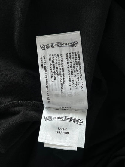 Chrome Hearts Black & Olive Neck Logo T-Shirt