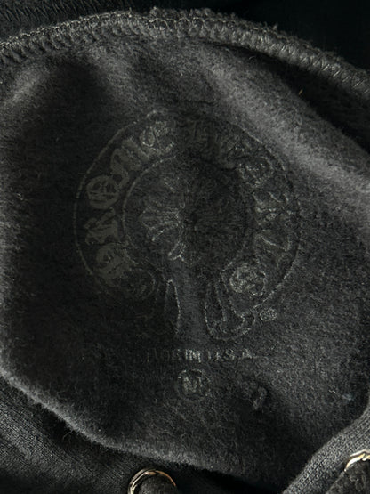 Chrome Hearts Black & Olive Script Logo Hoodie