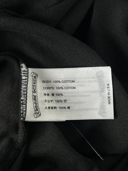 Chrome Hearts Black & Olive Neck Logo Longsleeve T-Shirt