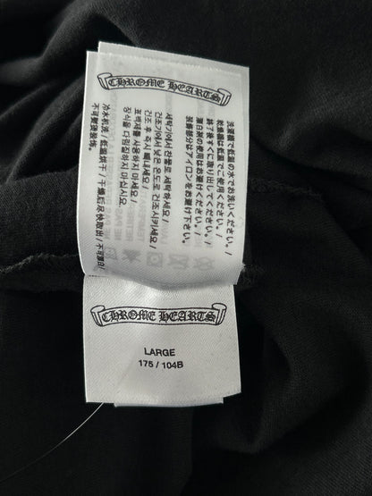 Chrome Hearts Black & Olive Neck Logo Longsleeve T-Shirt