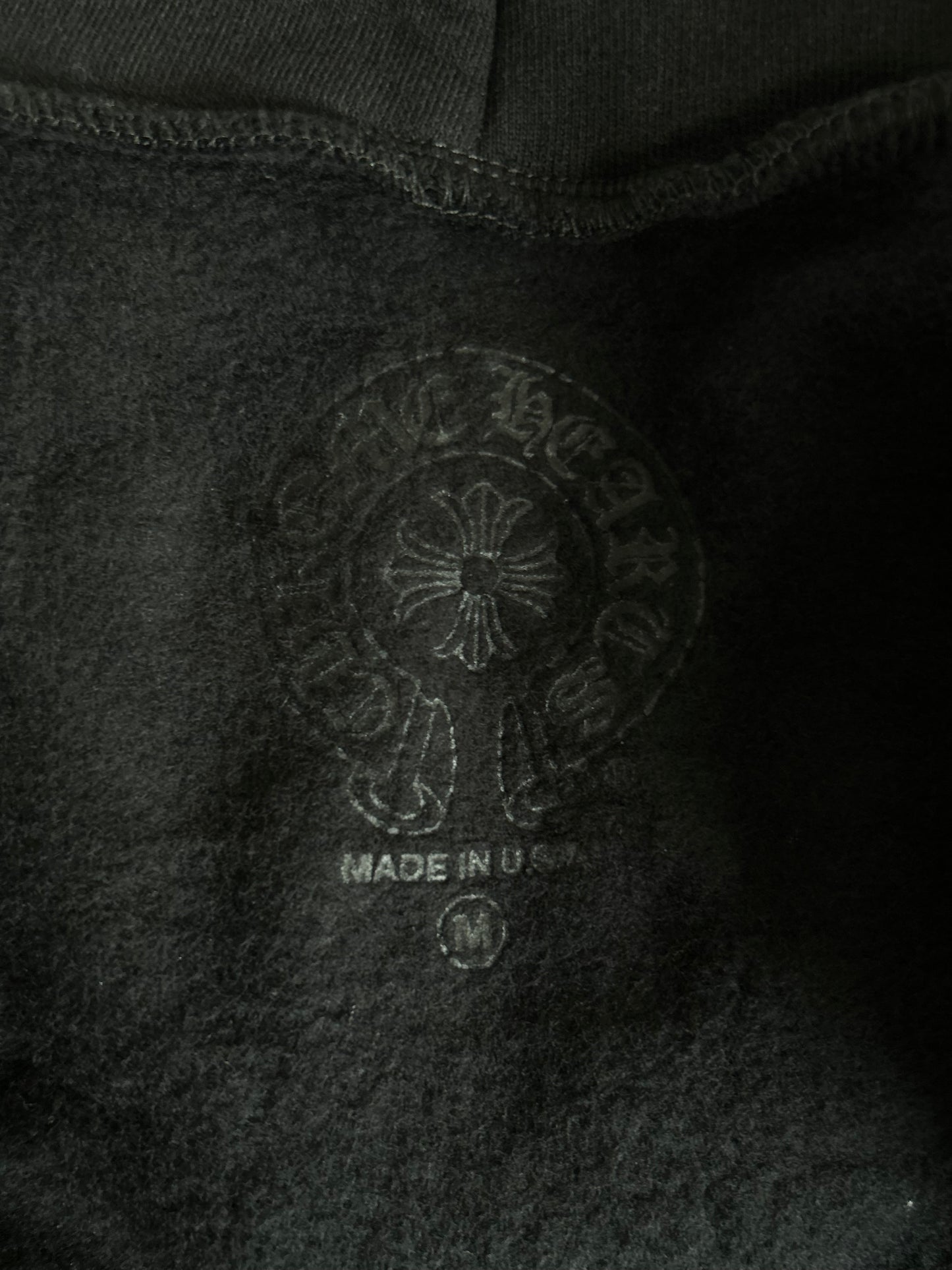 Chrome Hearts Black & Olive Script Zip Up Hoodie
