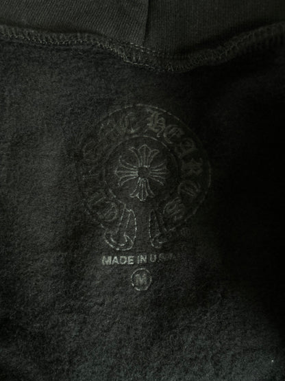 Chrome Hearts Black & Olive Script Zip Up Hoodie